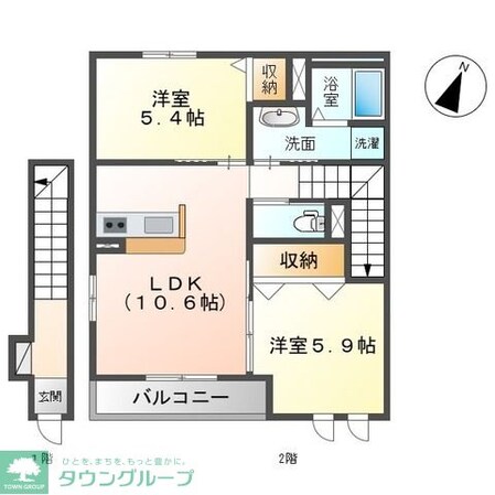 アクアマリンの物件間取画像